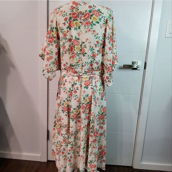 1 State Floral Print Wrap Dress Size 6 - Picture 4 of 12